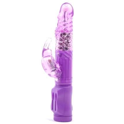 Dildo Basic Rabbit Purple 22 cm,210083