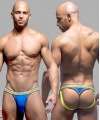 Jockstrap Tanga Andrew Christian Almost Naked w/ Show-It Azul,600026