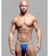 Jockstrap Tanga Andrew Christian Almost Naked w/ Show-It Azul,600026