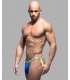 Jockstrap Tanga Andrew Christian Almost Naked w/ Show-It Azul,600026