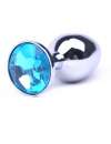 Anal Plug Metal Jewel Blue 10 cm 243026