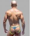 Jockstrap Tanga Andrew Christian Almost Naked w/ Show-It Azul,600026