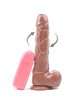 Dildo Realistic Vibrator with Rotation and suction Cup Brown 18 cm 218017