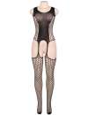 Catsuit Bold Cutout Pothole Black,199024