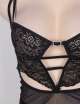 Babydoll R80426P with Garters Black Size Large,160076