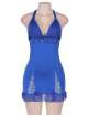 Babydoll R80284P Azul Tamanho Grande,160077