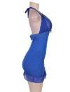 Babydoll R80284P Azul Tamanho Grande,160077