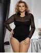 Body R80373P Long Sleeves Black Size Large