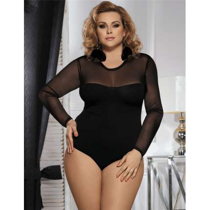 Body R80373P Long Sleeves Black Size Large