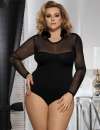 Body R80373P Long Sleeves Black Size Large