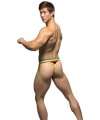 Jockstrap Thong Andrew Christian BLOW! Pride C-Ring w/ Almost Naked-Black 600008