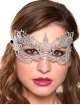 Mask-Glamorous Silver Lace 187006