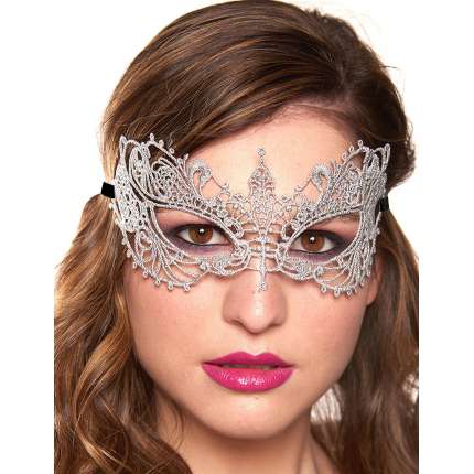 Mask-Glamorous Silver Lace 187006