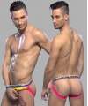 Jockstrap Andrew Christian C-Ring Brief Amarelo Neon,600022