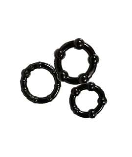 Black rings for Penis STAYHARD 130034