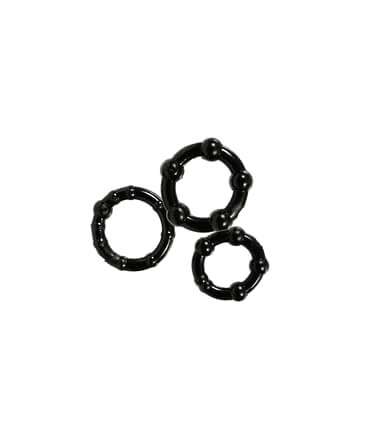 Black rings for Penis STAYHARD 130034