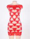 Mini Dress Jessica Red Size Large,197064