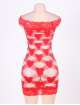 Mini Dress Jessica Red Size Large,197064