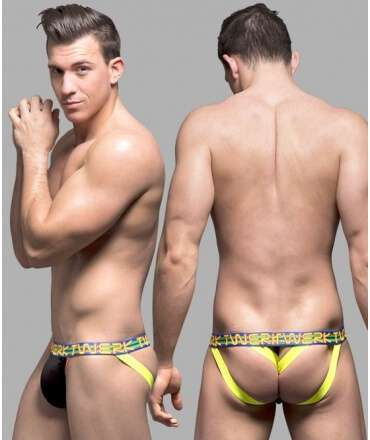 Jockstrap Andrew Christian Twerk Y-Back w/ Show-It Preto,600002