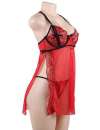 Babydoll Cátia Vermelho Tamanho Único,160081