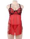 Babydoll Cátia Red One Size 160081