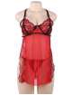 Babydoll Cátia Red Size Size Large 160081