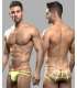 Tanga Andrew Christian BLOW! Web Amarelo Neon,600047