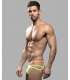 Tanga Andrew Christian BLOW! Web Amarelo Neon,600047