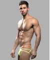 Tanga Andrew Christian BLOW! Web Amarelo Neon,600047