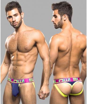 Jockstrap Thong Andrew Christian BLOW! w/ Almost Naked Blue 600015