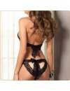 The Body of Black Lace and Satin, the shape of Heart 1623571