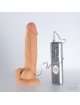 The vibrator is Realistic Candy Lust 18 inches 2183623