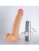 The vibrator is Realistic Candy-Lust x 22.5 cm 2183625