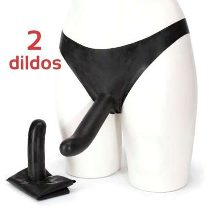 Strap-on Látex com 2 Dildos,1503631