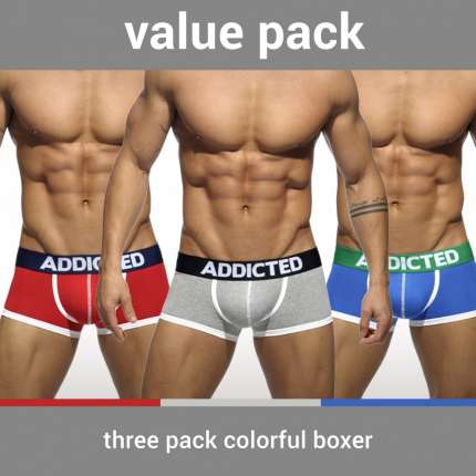 Pack Of 3 Boxer Shorts Addicted Basic 5003639