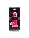 Dildo Realístico com Testículos Dupla Densidade Rosa 15cm,2263674