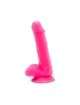 Dildo of Truth, with the Testes, Dual-Density, Pink, 15 cm,2263674