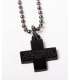 Necklace Cross Black Andrew Christian 600051