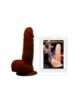 Dildo Realistic Vibrating and Rotation, a Prime Brown-15 cm 2183754