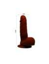 Dildo Realistic Vibrating and Rotation, a Prime Brown-15 cm 2183754