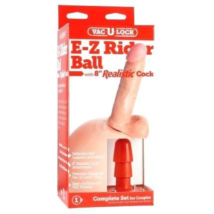 Ball, Inflatable E-Z Rider Dildo that is Realistic,2263755