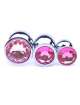 Butt Plug Metal Jewel-Pink 8 cms,2433759