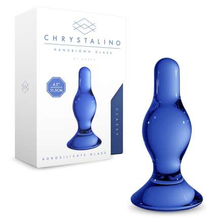 Plug em Vidro Chrystalino Classy Azul,2383766