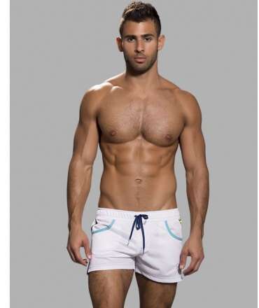 Calções Andrew Christian Sports Mesh Swim Branco,600050