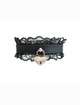 A collar made of Black Leather and Lace Lock,3343830