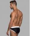 Sunga Andrew Christian Swift Preto/Branco,600040