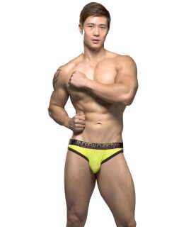 Jockstrap Underwear Gigolo Andrew Christian w/ Almost Naked Yellow Neon 600019