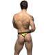 Tanga Gigolo Andrew Christian w/ Almost Naked Amarelo Neon,600012