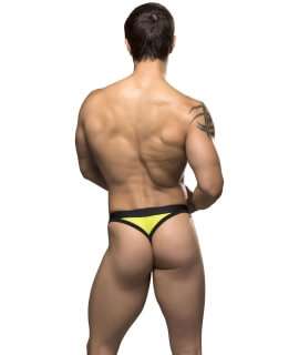 Thong Gigolo Andrew Christian w/ Almost Naked Yellow Neon 600012