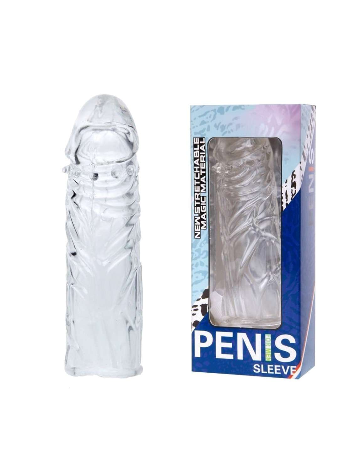 The sleeve for the Penis, Clear Crystal, 13 cm,, 1333955